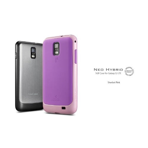 Spigen SGP Neo Hybrid Case Samsung Galaxy S2 4G Telstra SGP08158 - Sherbet Pink 4