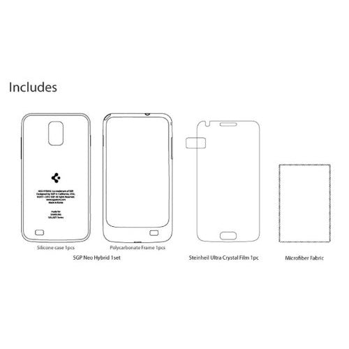 Spigen SGP Neo Hybrid Case Samsung Galaxy S2 4G Telstra SGP08158 - Sherbet Pink 6