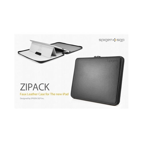 SPIGEN SGP The new iPad 4G LTE / Wifi Leather Case Zipack - Black SGP08848 6