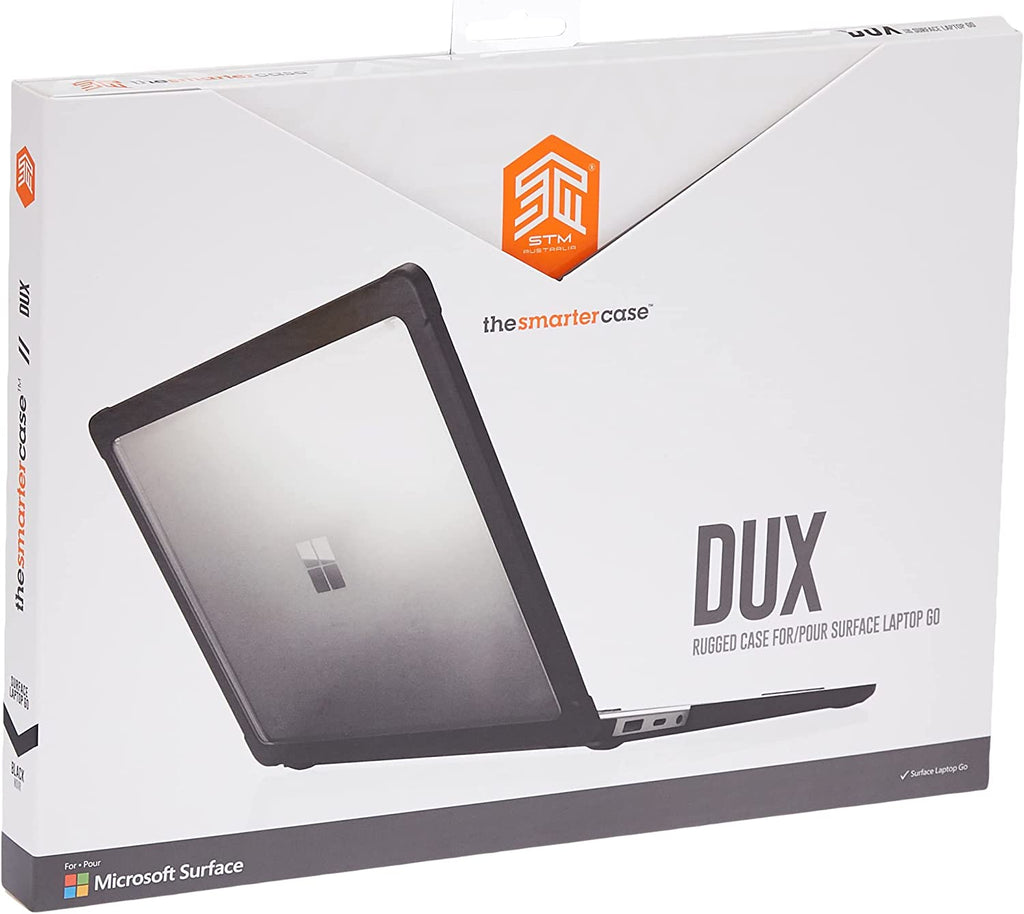 STM DUX Tough Protective Case for Surface Laptop Go 3 / 2 / 1  - Clear Black