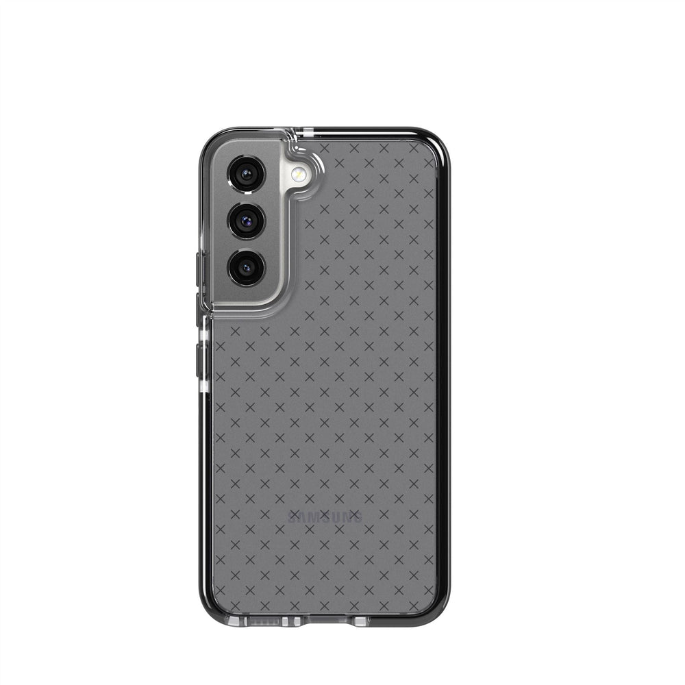 Tech21 Evo Check 4.9m Drop Protective Case Samsung S22 6.1 inch - Smokey Black 1