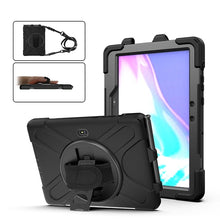 Load image into Gallery viewer, Rugged Case Hand &amp; Shoulder Strap Samsung Tab Active Pro 10.1 2020 - Black 11