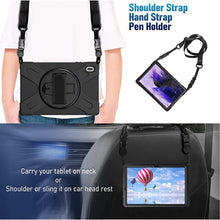 Load image into Gallery viewer, Rugged Case Hand &amp; Shoulder Strap Galaxy Tab S7 FE 2021 12.4 SM-T730 T736 1