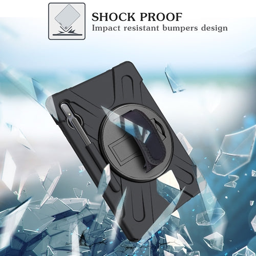Rugged Case Hand & Shoulder Strap Samsung Tab S7 Plus 2020 - Black2