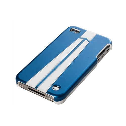 Trexta Snap on Autobahn Series White on Blue iPhone 4 / 4S Case Blue 2