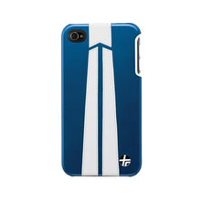 Load image into Gallery viewer, Trexta Snap on Autobahn Series White on Blue iPhone 4 / 4S Case Blue 1