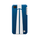 Trexta Snap on Autobahn Series White on Blue iPhone 4 / 4S Case Blue