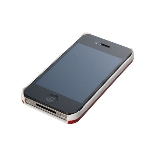 Trexta Snap on Autobahn Series White on Red iPhone 4 / 4S Case Red 3
