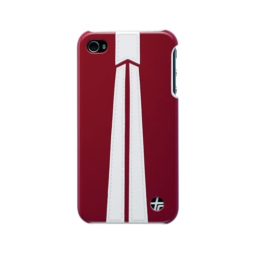 Trexta Snap on Autobahn Series White on Red iPhone 4 / 4S Case Red 4
