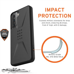 UAG Civilian Rugged Case Samsung S21 PLUS 5G 6.7 inch - Black 2