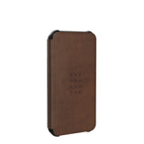 UAG Metropolis Leather Folio Case iPhone 12 Mini 5.4 inch - Brown