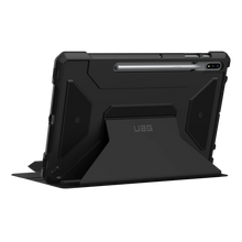 Load image into Gallery viewer, UAG Metropolis SE Folio Rugged Case Galaxy Tab S8 Plus &amp; S7 Plus 12.4 inch - Black
