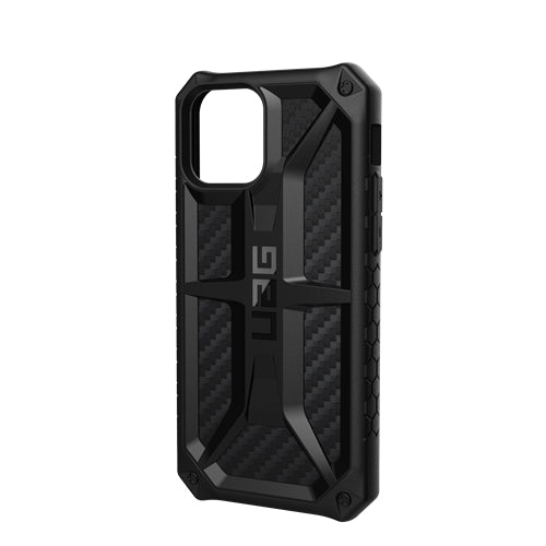 UAG Monarch Tough and Rugged Case iPhone 12 Mini 5.4 inch - Carbon Fibre 2
