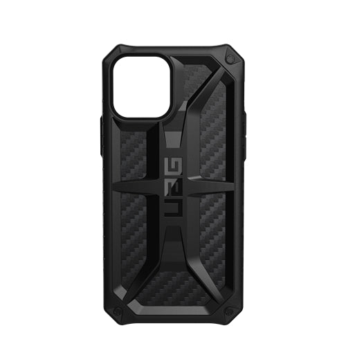 UAG Monarch Tough and Rugged Case iPhone 12 / 12 Pro 6.1 inch - Carbon Fibre 2