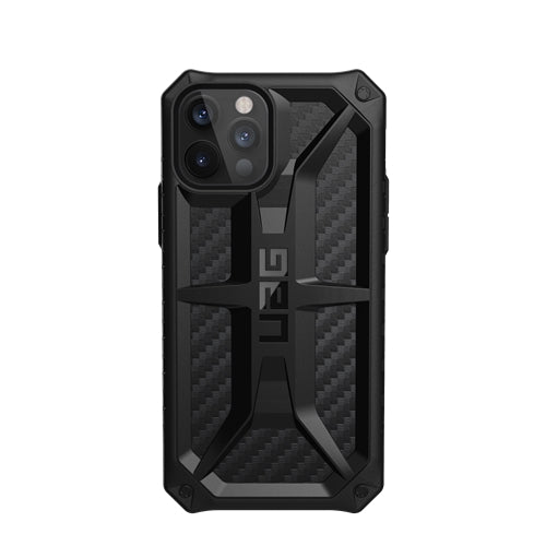 UAG Monarch Tough and Rugged Case iPhone 12 / 12 Pro 6.1 inch - Carbon Fibre5