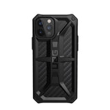 UAG Monarch Tough and Rugged Case iPhone 12 / 12 Pro 6.1 inch - Carbon Fibre