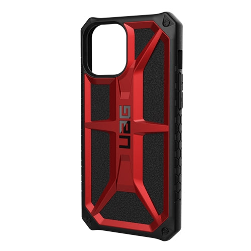 UAG Monarch Tough and Rugged Case iPhone 12 Pro Max 6.7 inch - Crimson Red 4