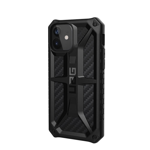UAG Monarch Tough and Rugged Case iPhone 12 Mini 5.4 inch - Carbon Fibre 5