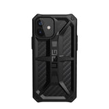 UAG Monarch Tough and Rugged Case iPhone 12 Mini 5.4 inch - Carbon Fibre