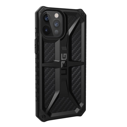UAG Monarch Tough and Rugged Case iPhone 12 Pro Max 6.7 inch - Carbon Fibre 7