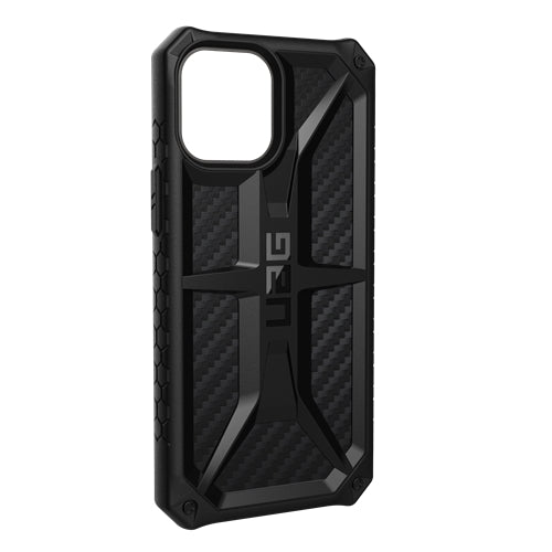UAG Monarch Tough and Rugged Case iPhone 12 Pro Max 6.7 inch - Carbon Fibre 1