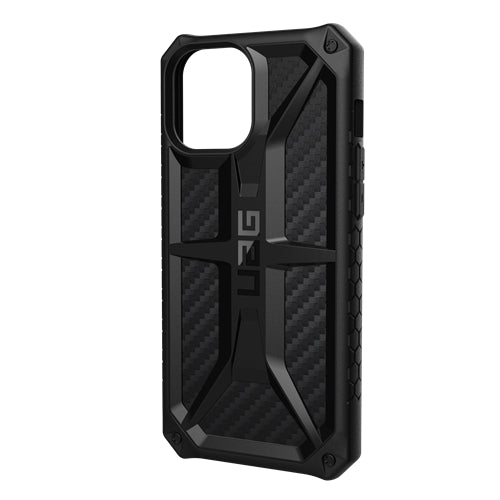 UAG Monarch Tough and Rugged Case iPhone 12 Pro Max 6.7 inch - Carbon Fibre 6