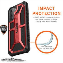 Load image into Gallery viewer, UAG Monarch Rugged Case Samsung S21 5G 6.2 inch - Crimson Red 4