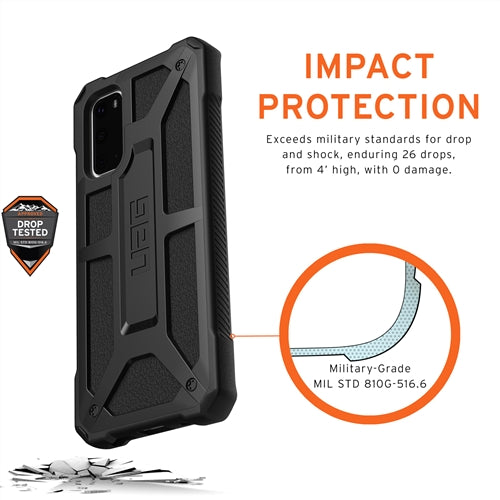 UAG Monarch Rugged & Tough Protective Case Samsung S20 6.2 inch Black 4