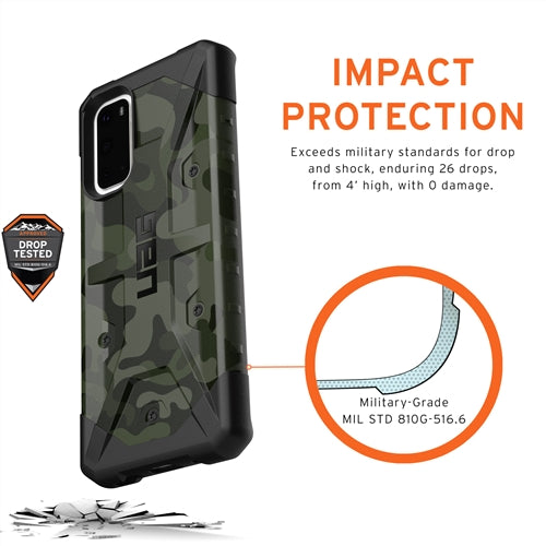 UAG Pathfinder SE Rugged Case Samsung Galaxy S20 6.2 inch - Green Camo 8