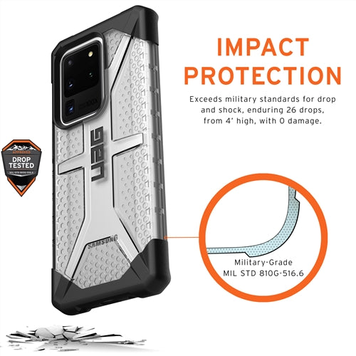 UAG Plasma Rugged & Tough Protective Case Samsung S20 Ultra 6.9 inch Ice 5