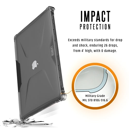 UAG Plyo Tough & Rugged Protective Case for Macbook Pro 16 inch 2020 - Clear Ice 3