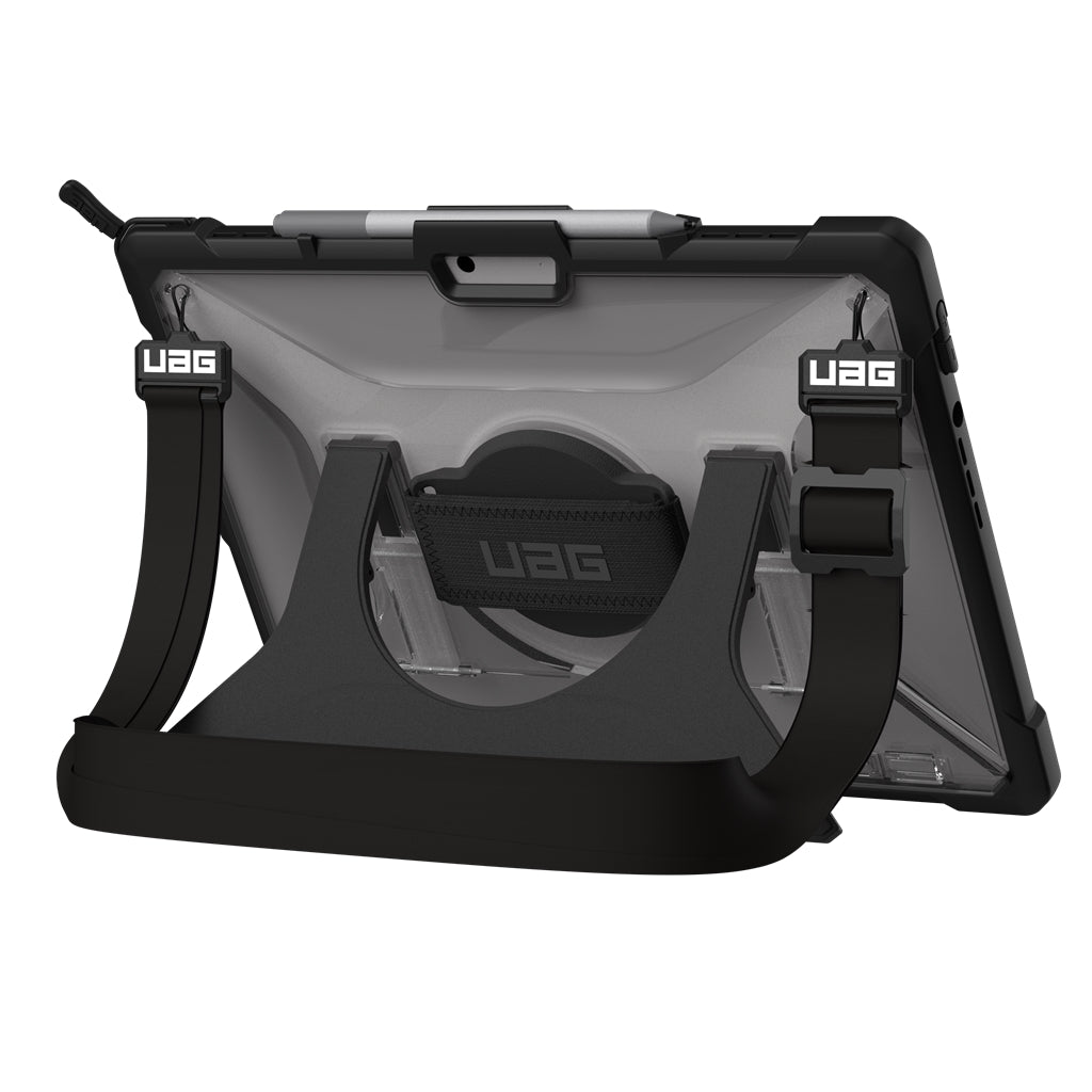 Surface Pro 8 Rugged UAG Plasma Rugged Surface Pro 8 Case w/ Hand & Shoulder Strap - Ice ...