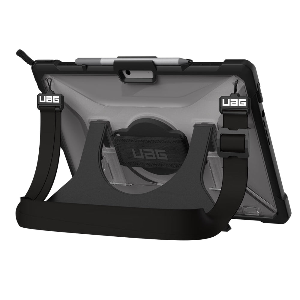 UAG Plasma Rugged Surface Pro 8 Case w/ Hand & Shoulder Strap - Ice 6