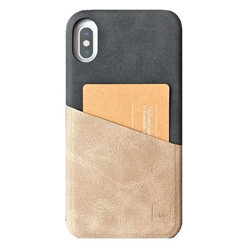 Uniq Outfitter ID Case for iPhone X / Xs - Vintage Homme Ash 2