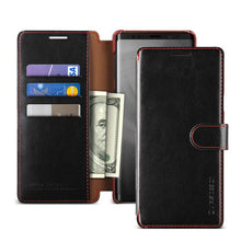 Load image into Gallery viewer, VRS PU Leather Wallet case for Samsung Galaxy Note 9 - Layered Dandy