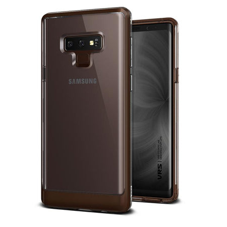 VRS Crystal Bumper for Samsung Galaxy Note 9 Rugged Case - Clear/Port