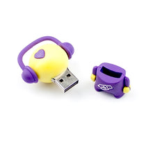 Load image into Gallery viewer, Headphone Man Flash Thumb Drive USB 2 4GB 4
