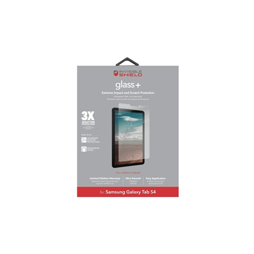 Zagg Invisible Shield  Glass+ Tempered Glass Screen Guard Galaxy Tab S4 3