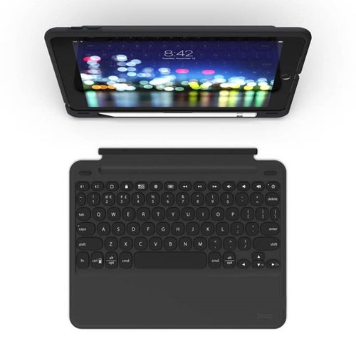 Zagg Slim Go Detachable Keyboard Case iPad 7th Gen 10.2 inch - Black 7