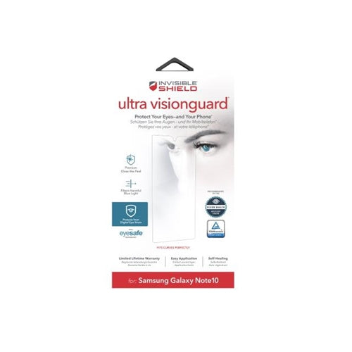 Zagg Invisible Shield Ultra Visionguard Premium Screen Protector Note 10 7
