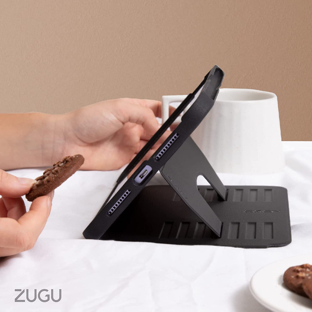 Zugu Rugged Folio Case iPad Mini 6 with Magnetic Stand - Black