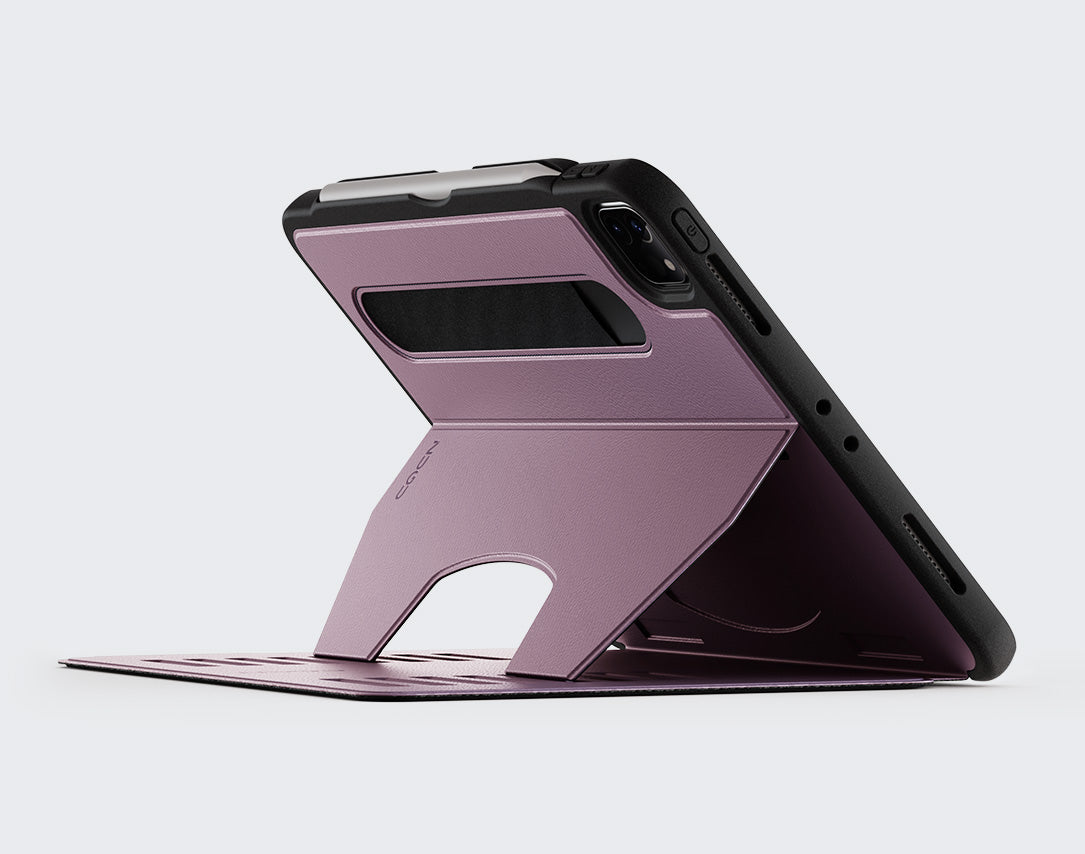 Zugu iPad Folio Case Magnetic Stand iPad Pro 11 inch 4th 3rd 2nd 1st Gen - Berry Purple