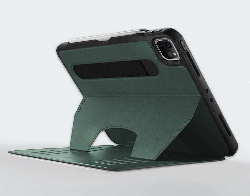 Zugu iPad Folio Case Magnetic Stand iPad Pro 11 inch 4th 3rd 2nd 1st Gen - Pine Green