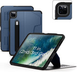 Zugu iPad Folio Case Magnetic Stand iPad Pro 11 inch 4th 3rd 2nd 1st Gen - Slate Blue