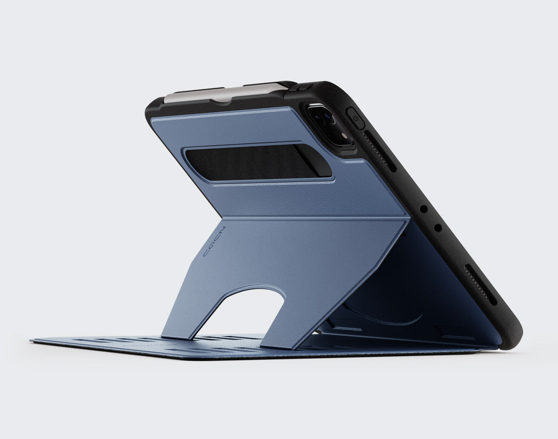 Zugu iPad Folio Case Magnetic Stand iPad Pro 11 inch 4th 3rd 2nd 1st Gen - Slate Blue