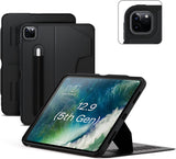 Zugu Magnetic Rugged Folio Case iPad Pro 12.9 in 6th & 5th Gen - Black