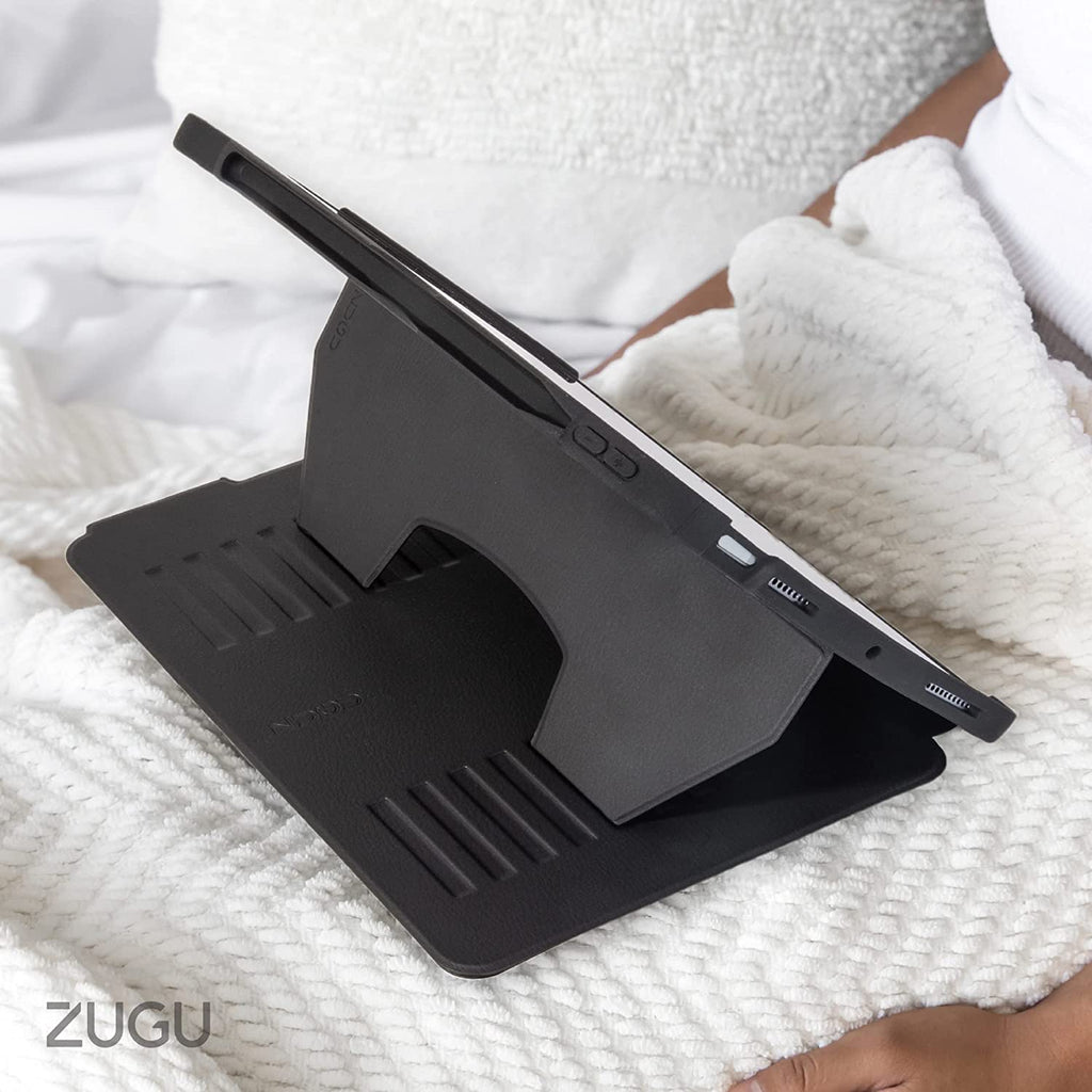 Zugu iPad Folio Case Magnetic Stand iPad Air 5th & 4th 10.9 inch - Stealth Black