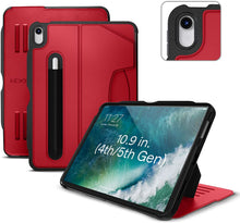 Load image into Gallery viewer, Zugu iPad Folio Case Magnetic Stand for iPad Air 11&quot; and Air 4th/5th - Red